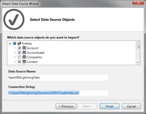 LightSwitch designer - Select Data Source Objects