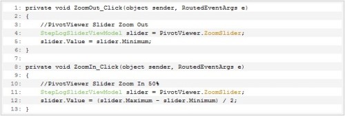 PivotViewer Zoom Slider Code 2
