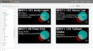 MIX11 PivotViewer Sessions containing Geolocation